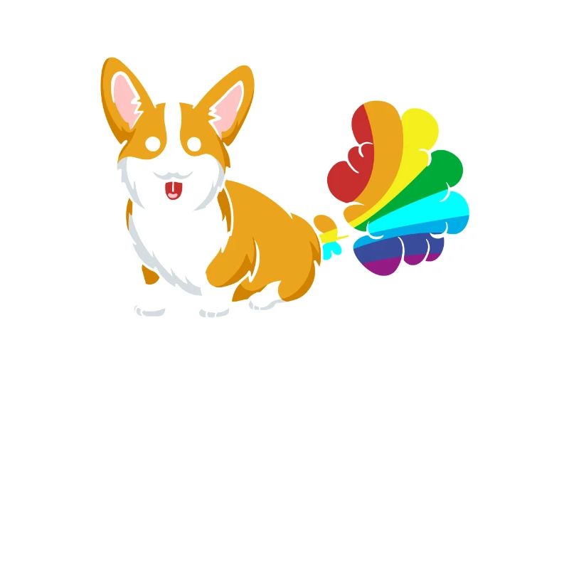 Corgi Mignon Pet Arc-en-Ciel