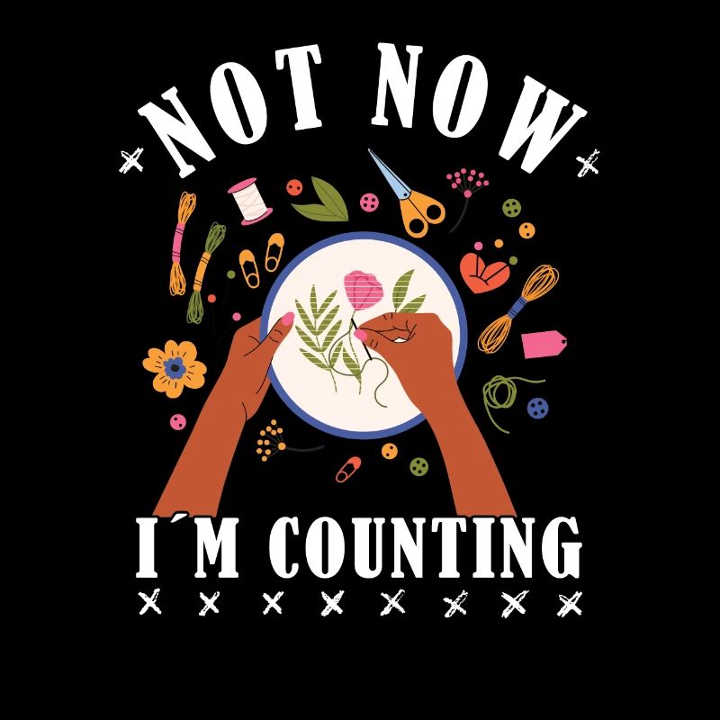 Ne faites pas de point de croix maintenant je compte le point de croix