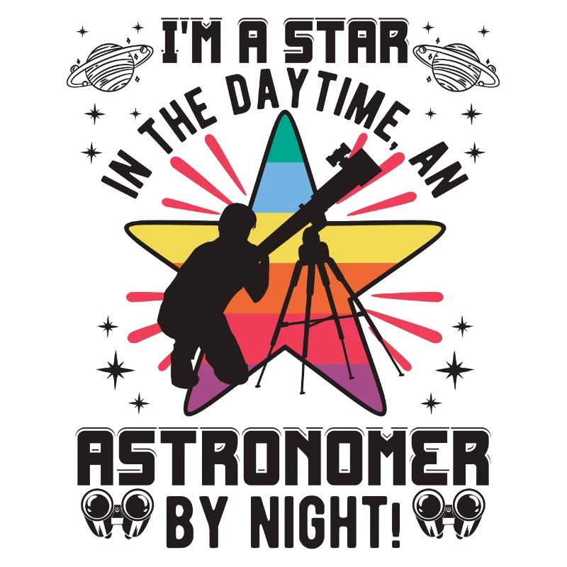 Tagsüber bin ich ein Star, nachts ein Astronom!