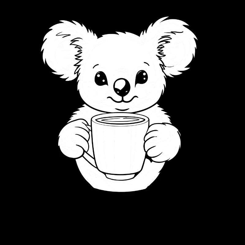 Koalabär Kaffee