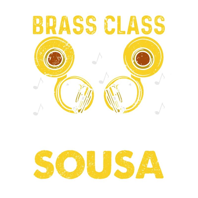 Funny Sousaphone Brass Band Player Marching Band