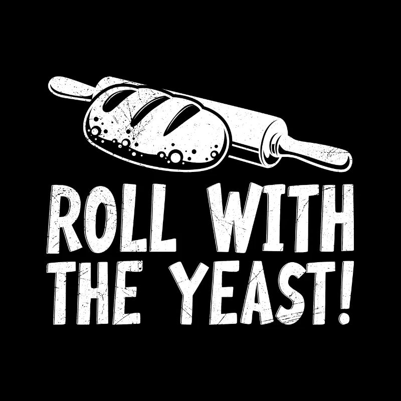 Bread Baking Roll with the Yeast! Rolling pin baking