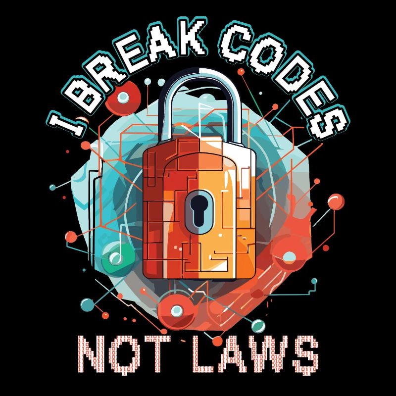 Cybersecurity Art Hacking Liebhaber Computer Nerd