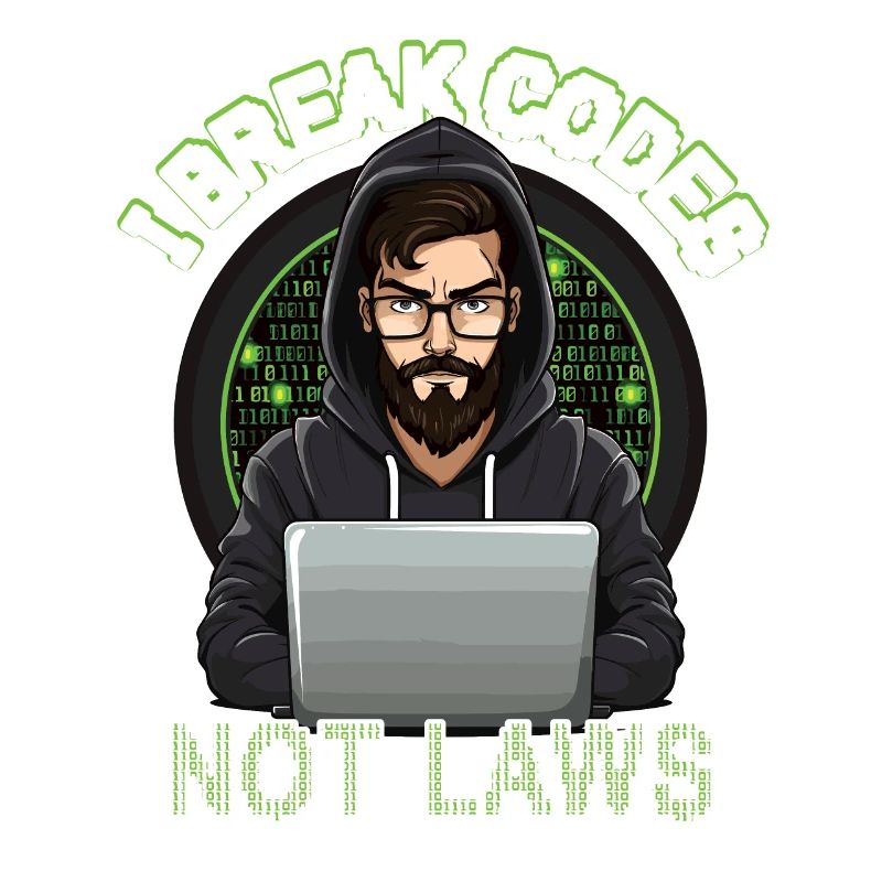 Cybersecurity Art Hacking Liebhaber Computer Nerd