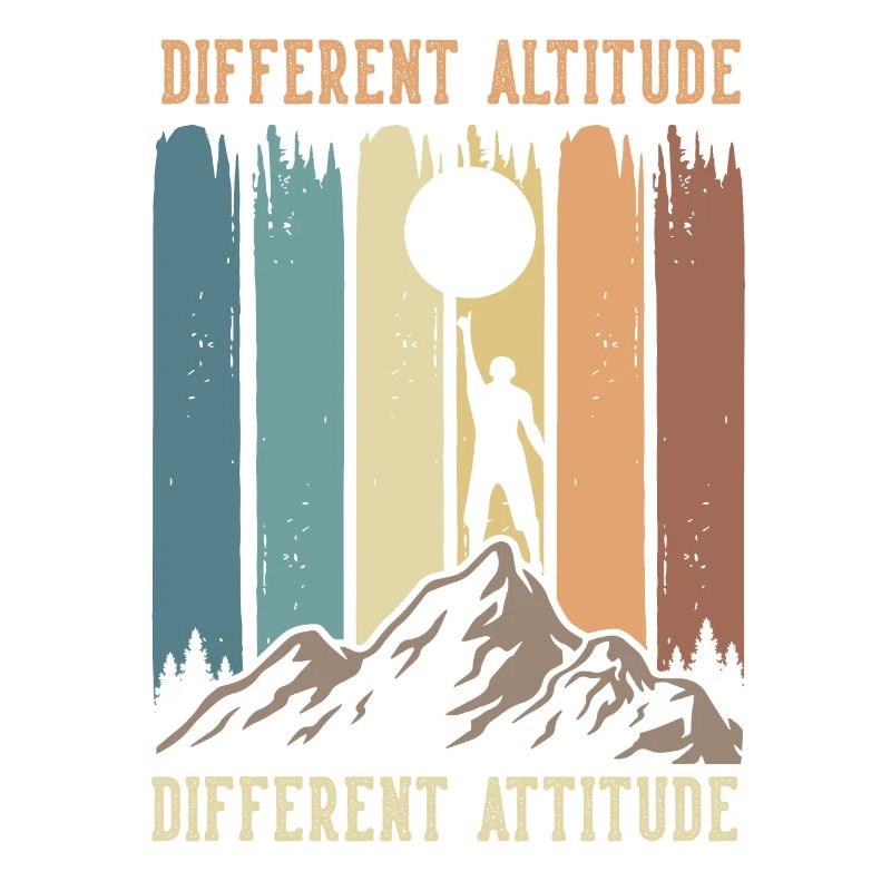 Different altitude different attitude