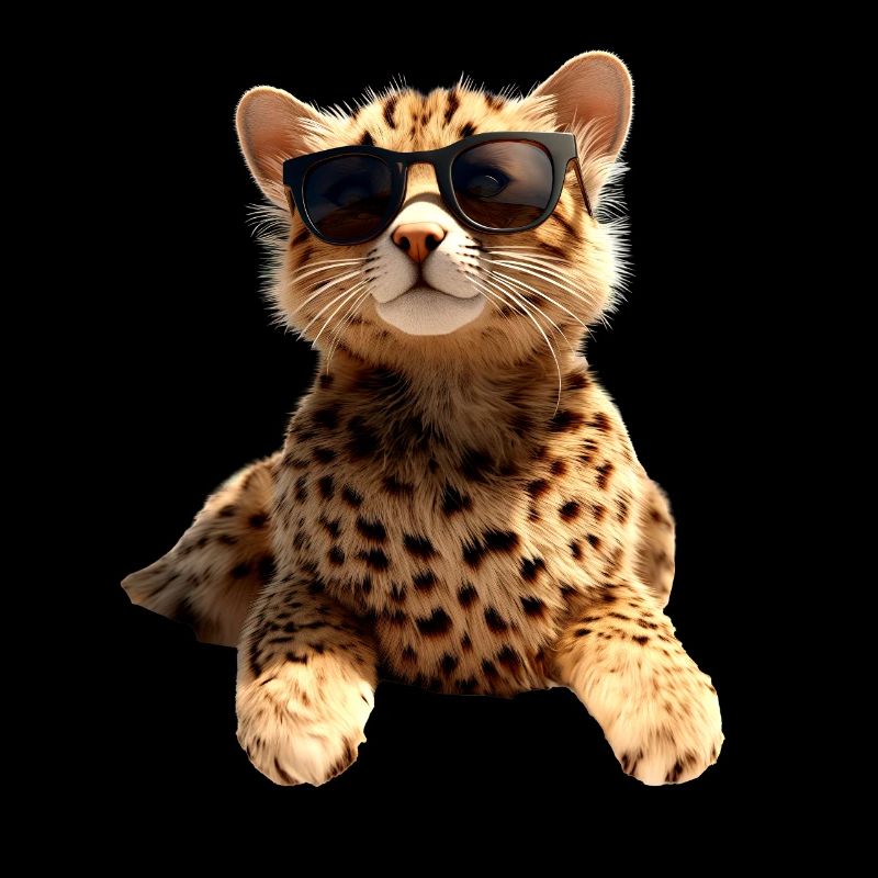 Lunettes de soleil guépard Chats guépard Mignon guépard
