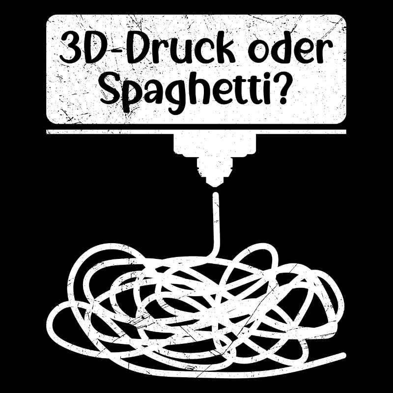 3D-Druck oder Spaghetti 3D Drucken Fail