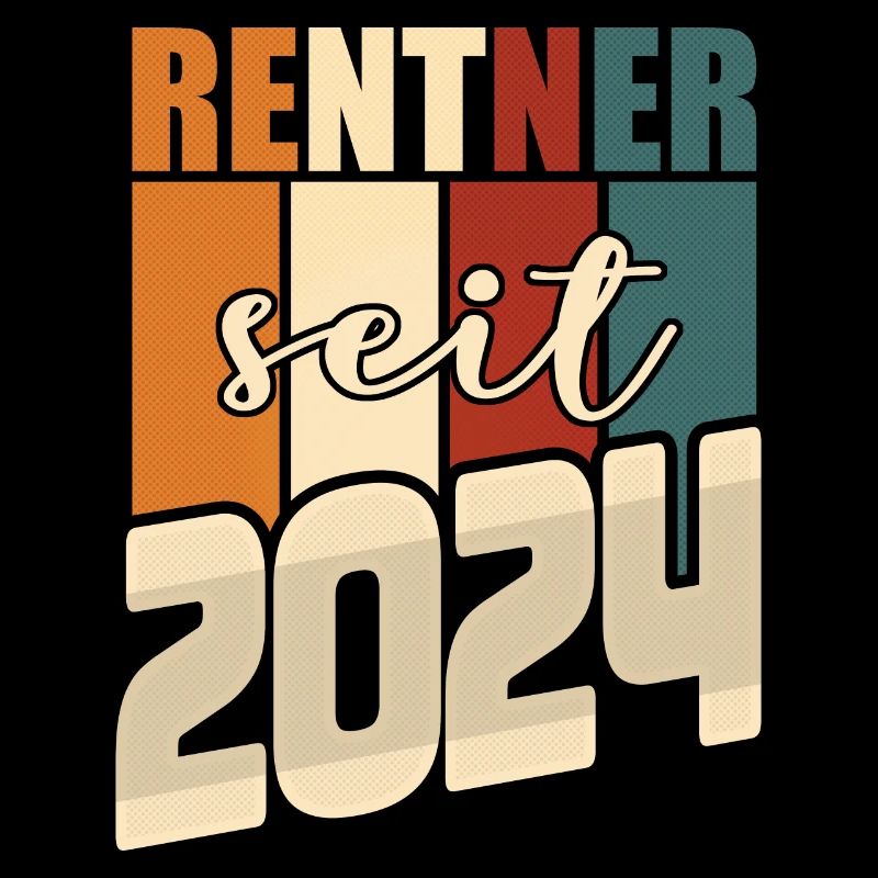 Rente Geschenk 2024 Rentner Ruhestand Spruch