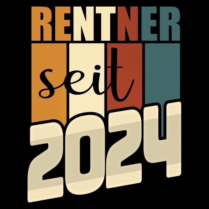 Rente Geschenk 2024 Rentner Ruhestand Spruch