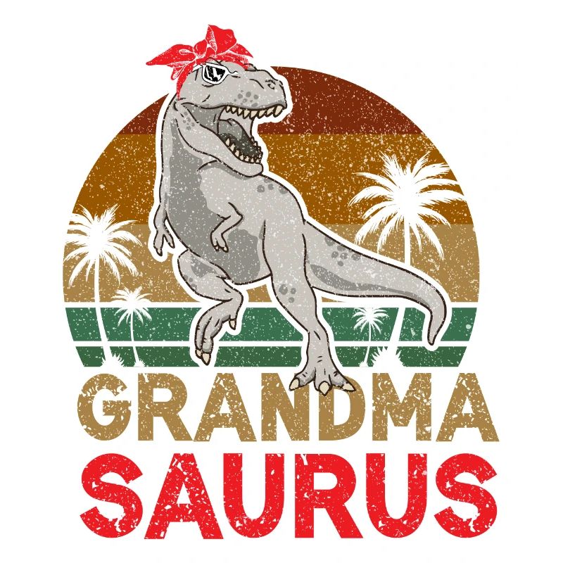 Omasaurus T Rex Dinosaure Granny Saurus