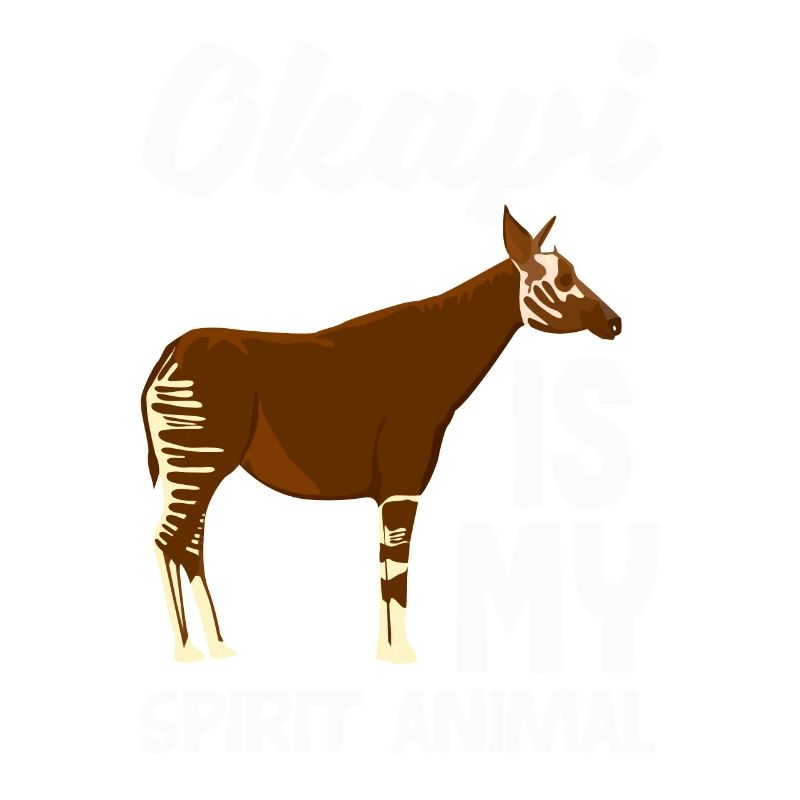 Drôle d’amant d’okapi gardien de zoo