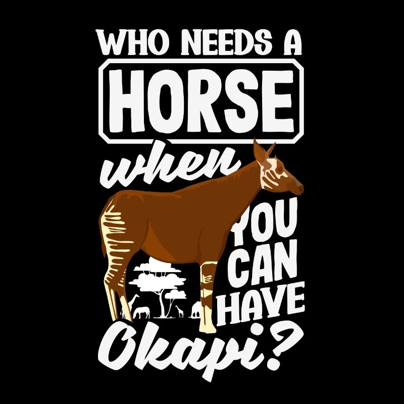 Funny zookeeper okapi lover