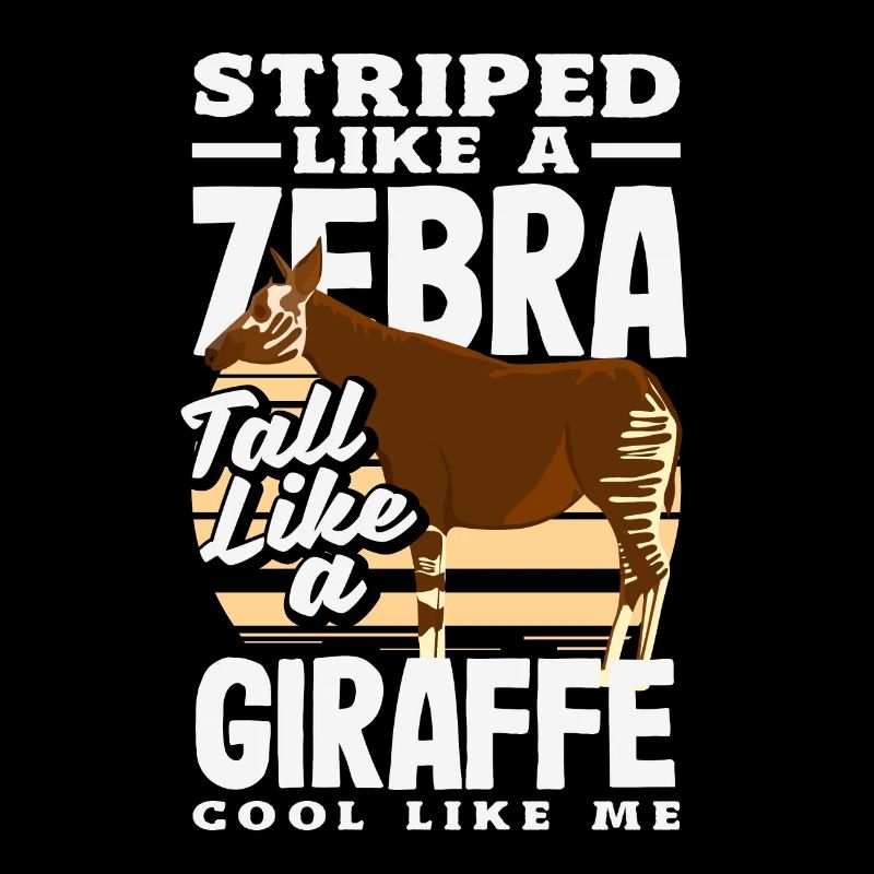 Funny zookeeper okapi lover