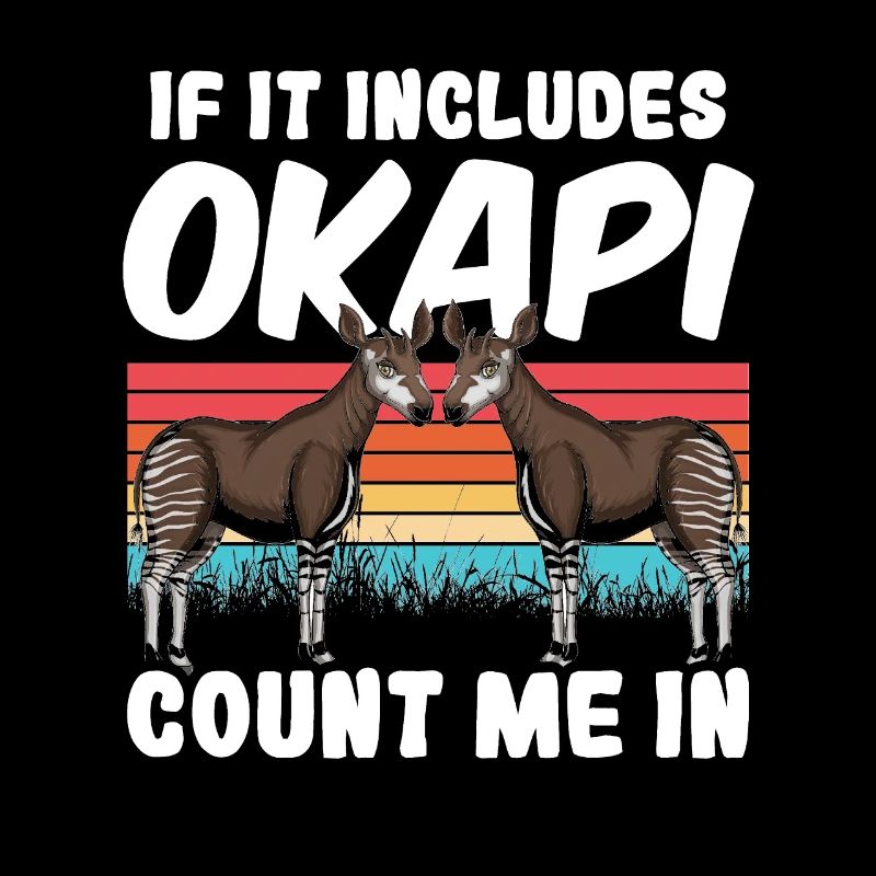 Funny zookeeper okapi lover