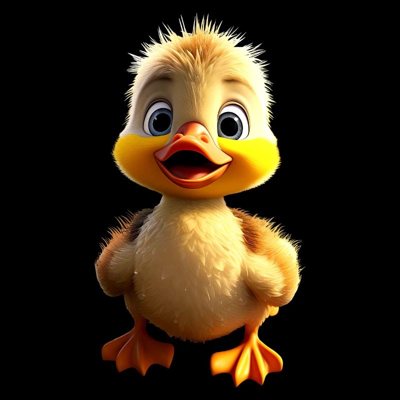 Canard Mignon Bébé Canard Poussin Canetons Canetons