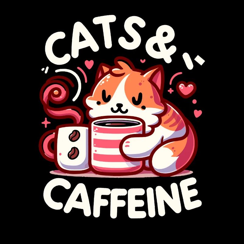 Pause-café amoureux des chats, amoureux du café chat mignon