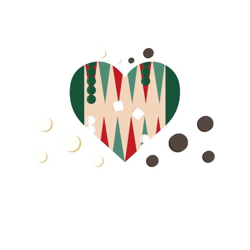 Board Game Funny Backgammon