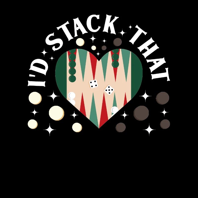 Board Game Funny Backgammon