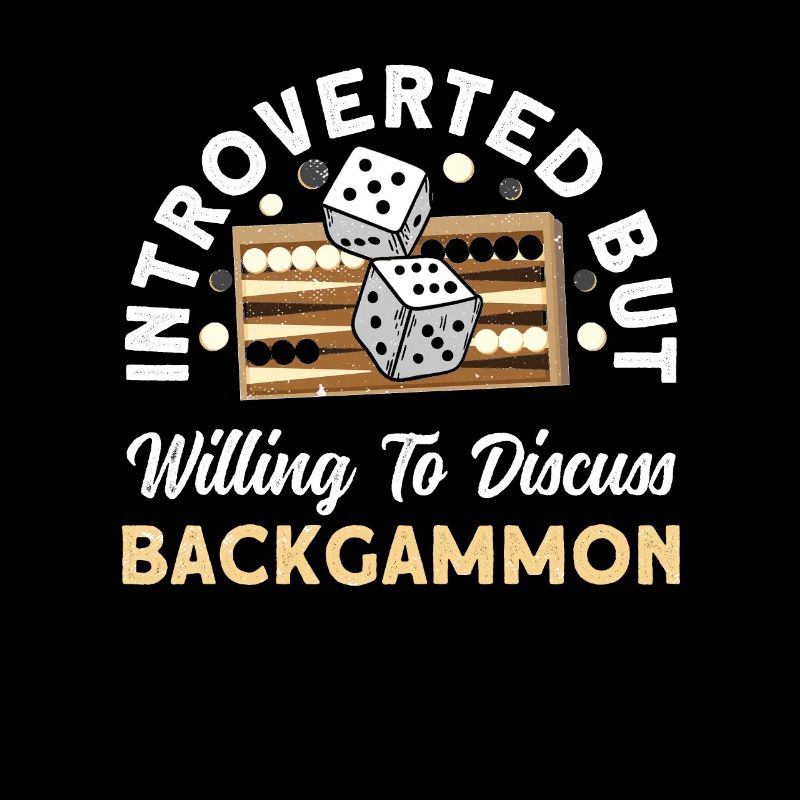 Board Game Funny Backgammon