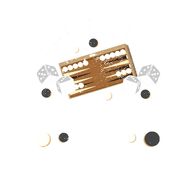 Board Game Funny Backgammon
