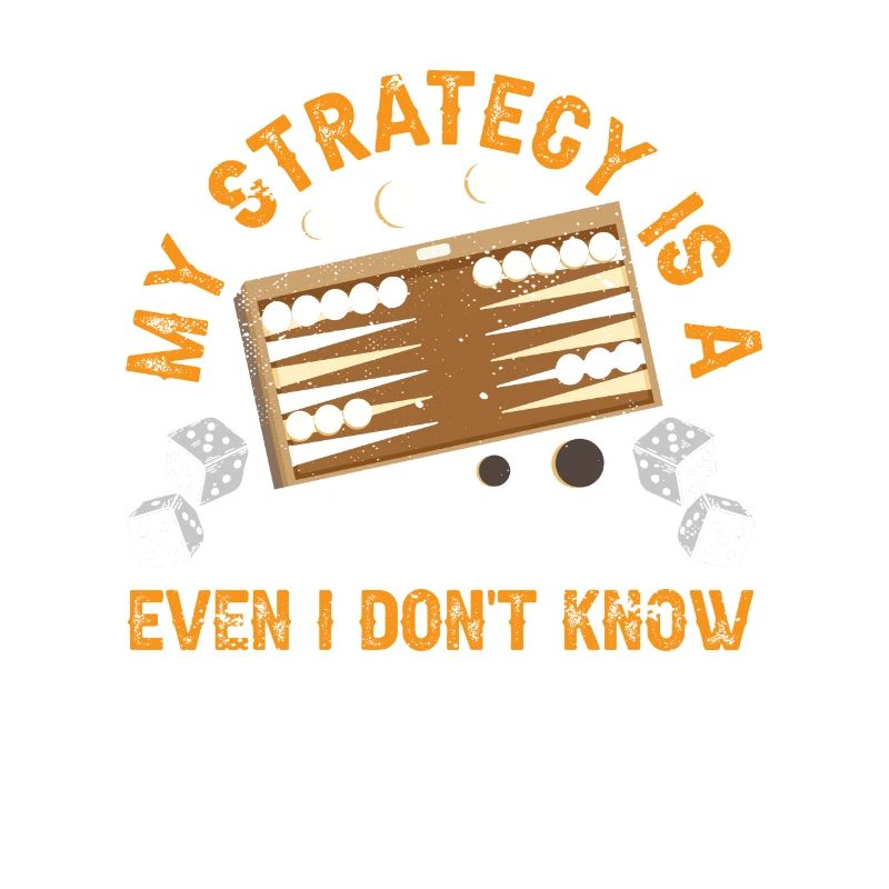 Board Game Funny Backgammon