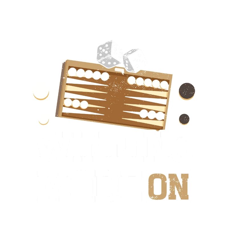 Board Game Funny Backgammon