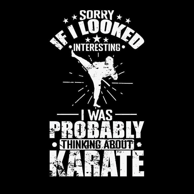 I was Thinking about Karate