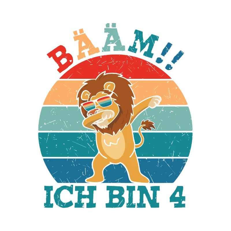 Bääm Ich bin 4 Löwe