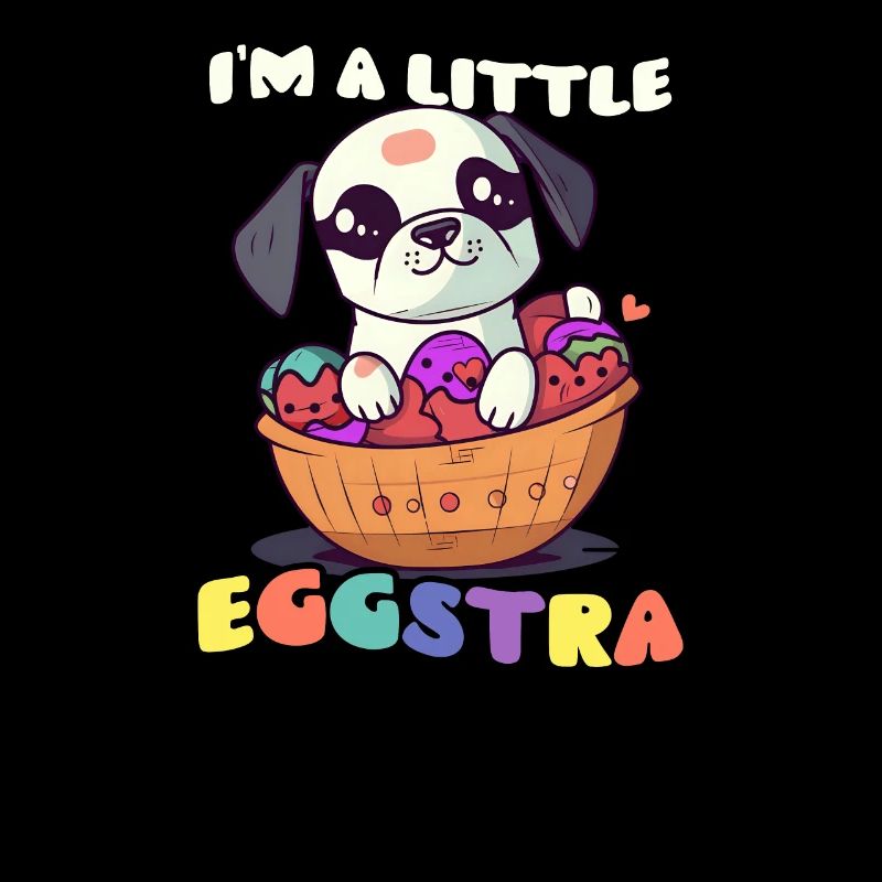 Dog Easter I'm Little Eggstra