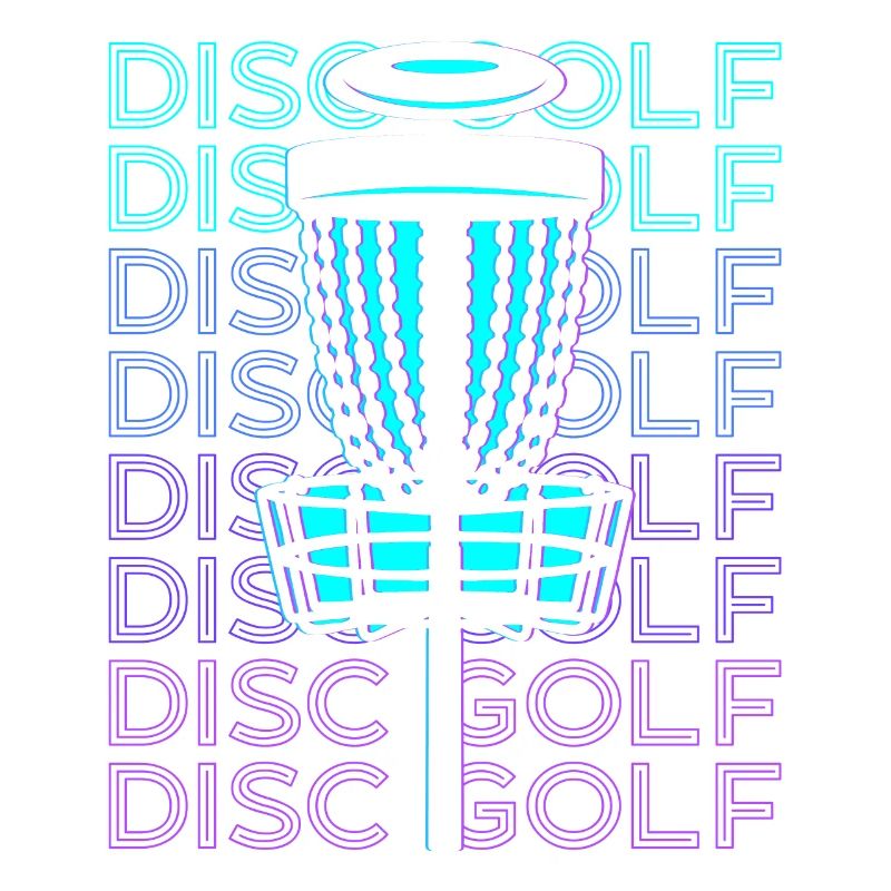 Disc Golf Disc Golfing Disc Golfer Retro