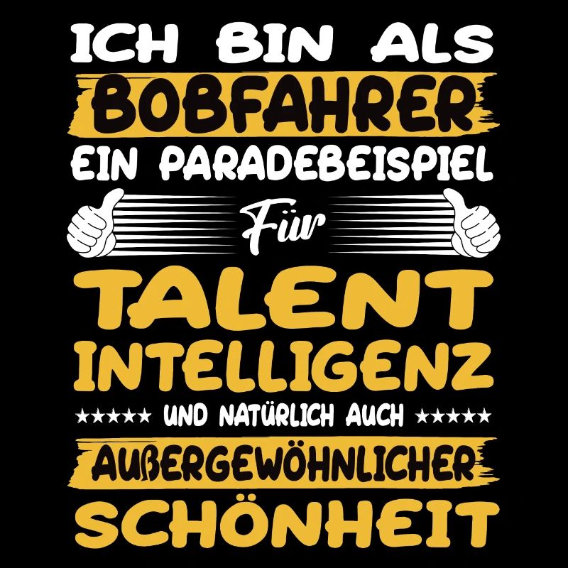 Bobfahrer ein Paradebeispiel Bobfahren