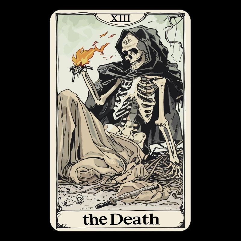 Tarot Card Witchcraft Occult Anime Goth