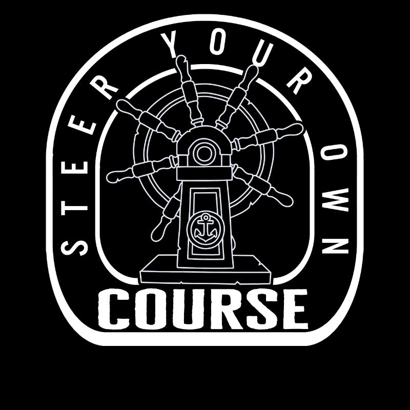 Ship Shirt, Steer Your Own Course Tee, Gift For