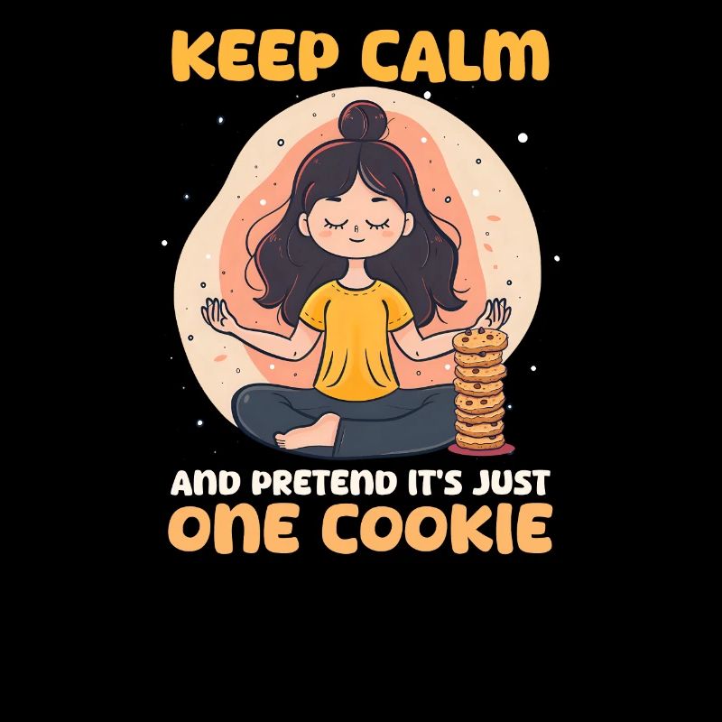 Cookie Lover Keep Calm Pretend Just One Cookie