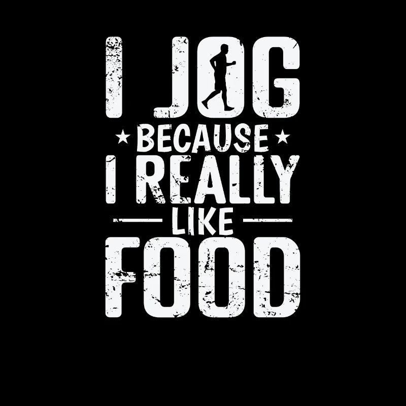 Je fais du jogging parce que j’aime vraiment le jogging alimentaire