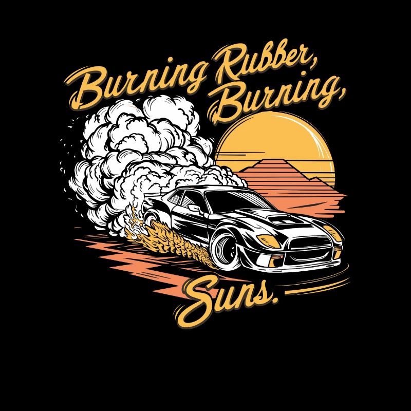 Course de drift automobile, dérive de sport automobile de voiture de course