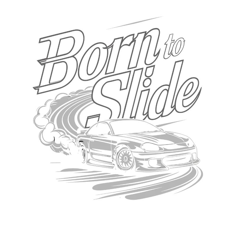 Course de drift automobile, dérive de sport automobile de voiture de course