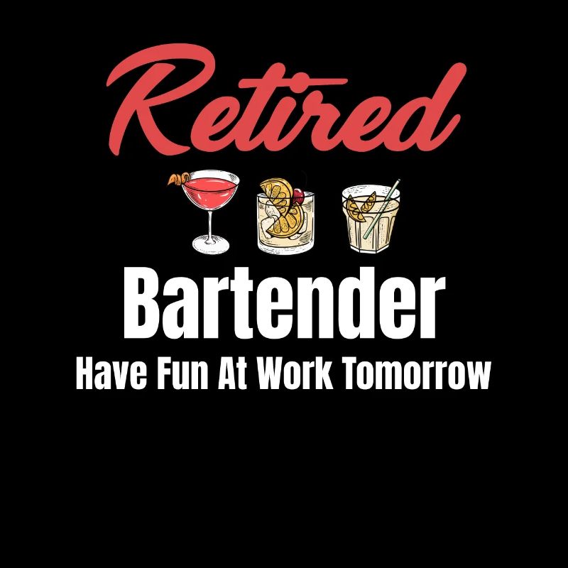 Retired Bartender Has Fun at Work