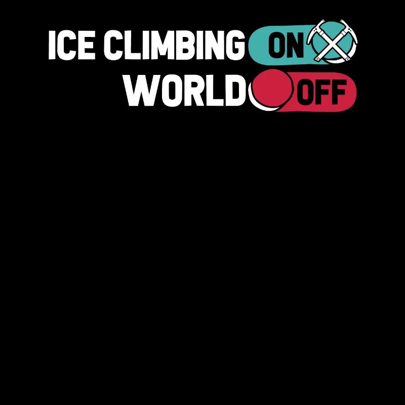 Eisklettern Ice Climbing On World Off