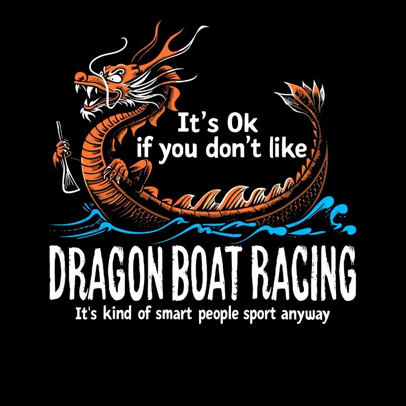 Lustiges Drachenboot-paddel