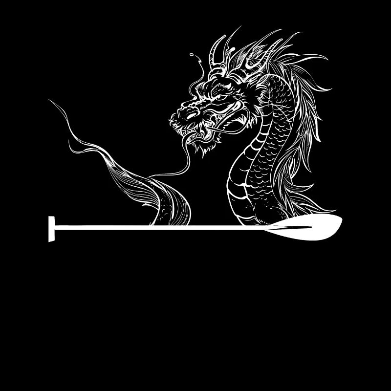 Lustiges Drachenboot-paddel