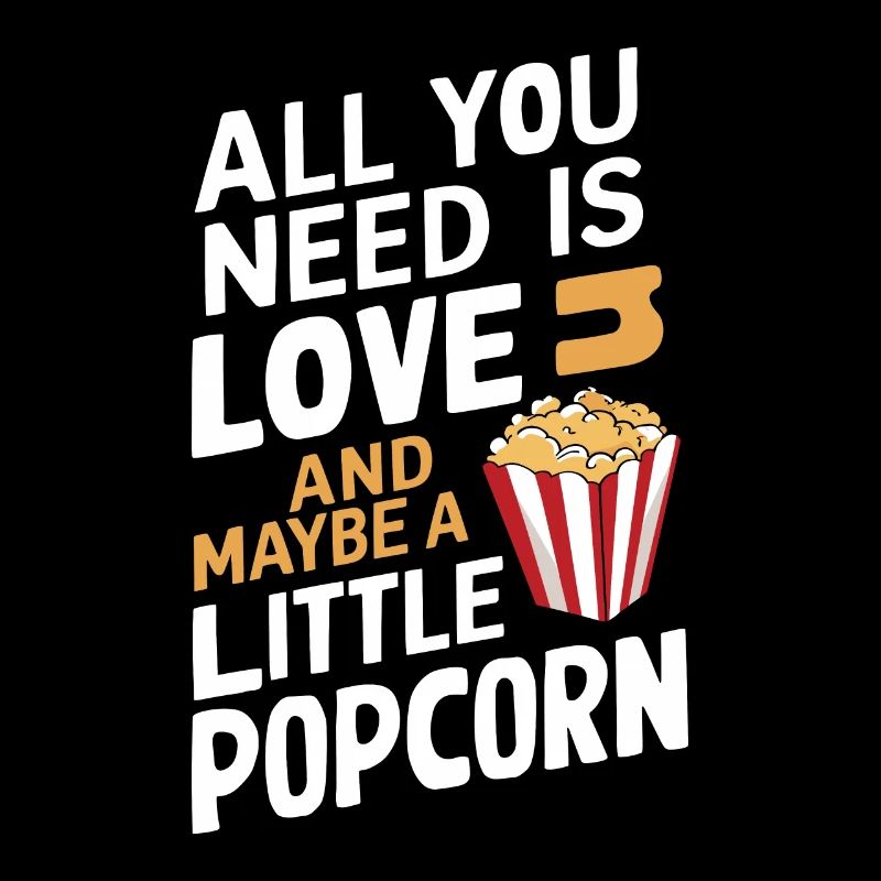 Lustiger Popcorn-spruch, Binge-watching-popcorn