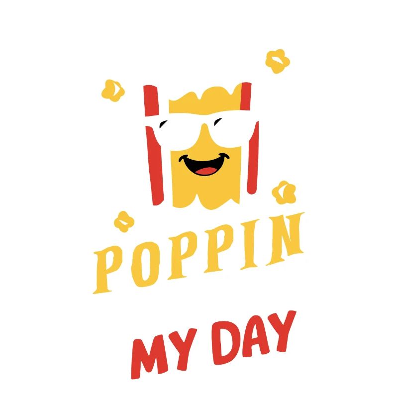Dicton de pop-corn amusant, pop-corn en rafale