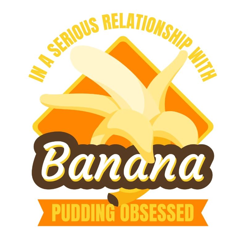 Dans une relation sérieuse avec le pudding à la banane