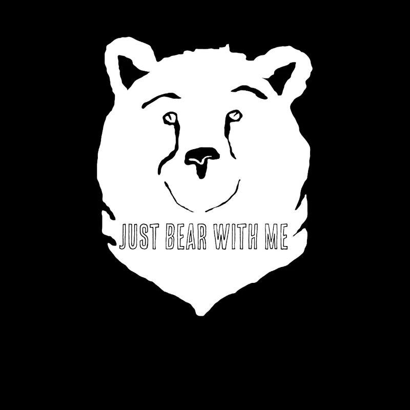 Just Bear With Me Fun Aminal Pun Polar-Bear Humor