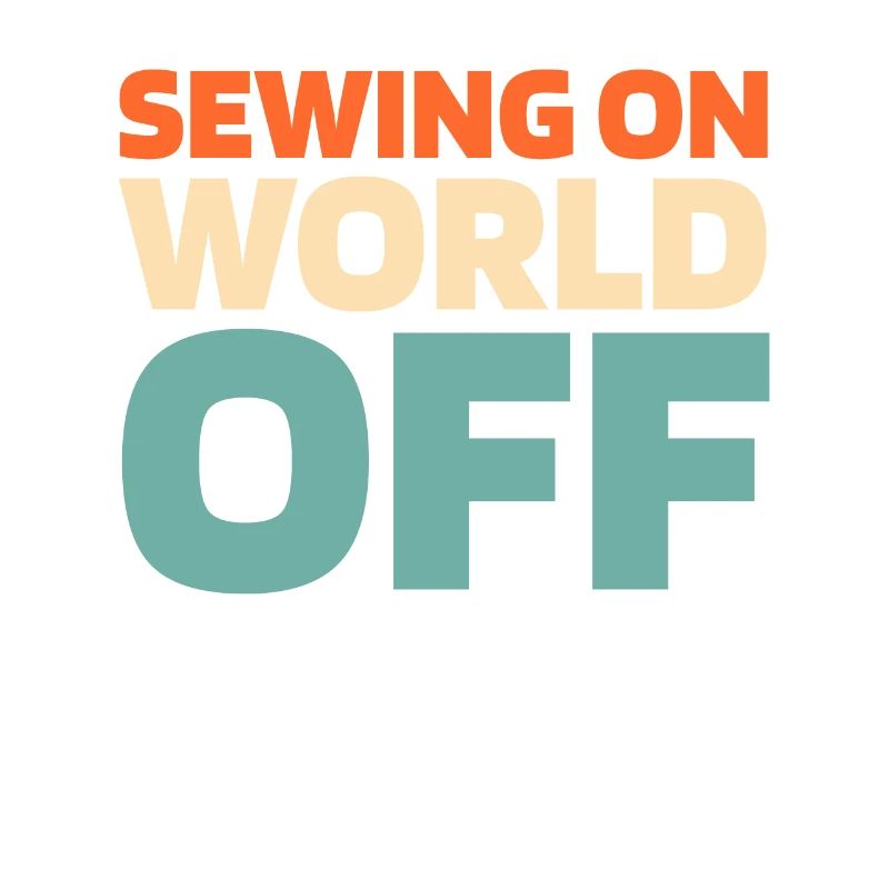 Sewing Machine Sewing On World Off