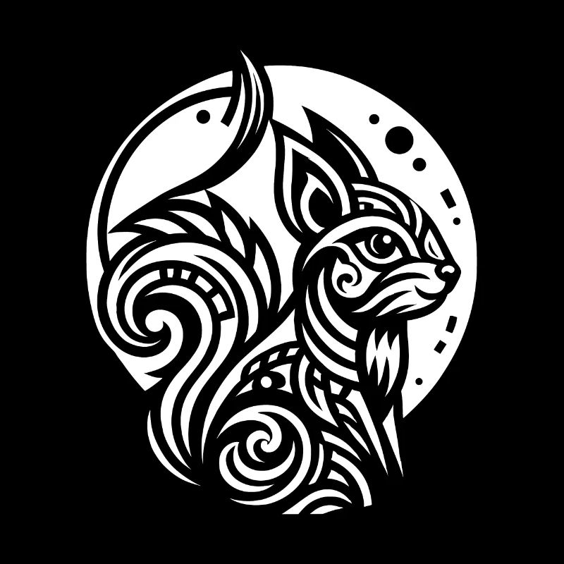 Eichhörnchen Stammes Moon Phases