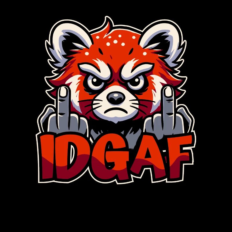 Red Panda Idgaf