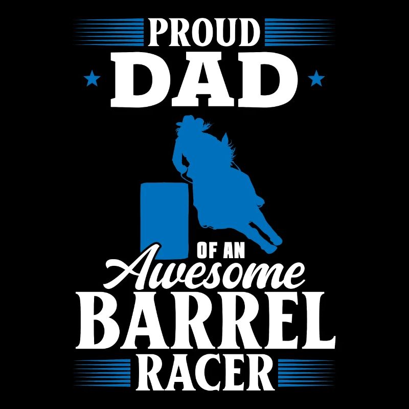 Rodeo Barrel Racing Pferd