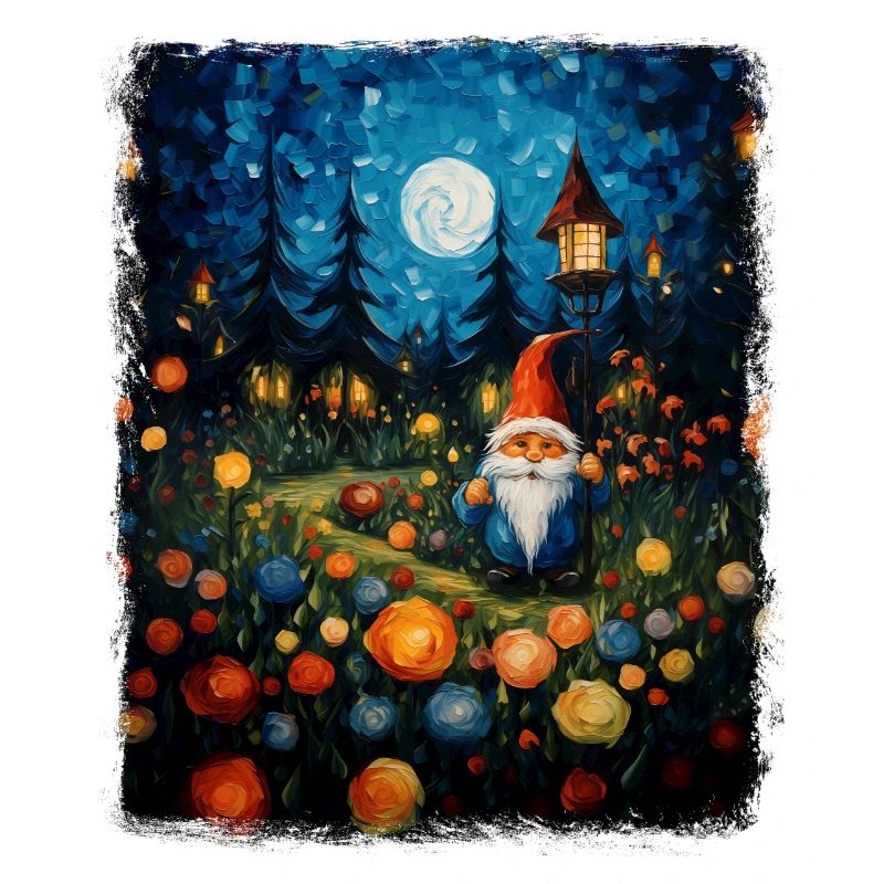 Gnome Gartenarbeit Gartenzwerge Gärtner Sternennac